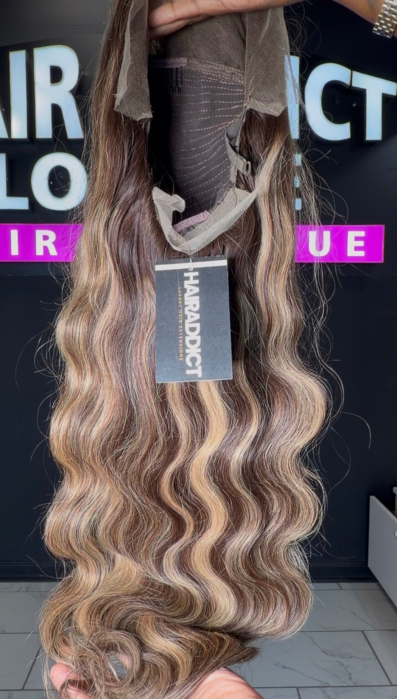 Highlighted Frontal Wig