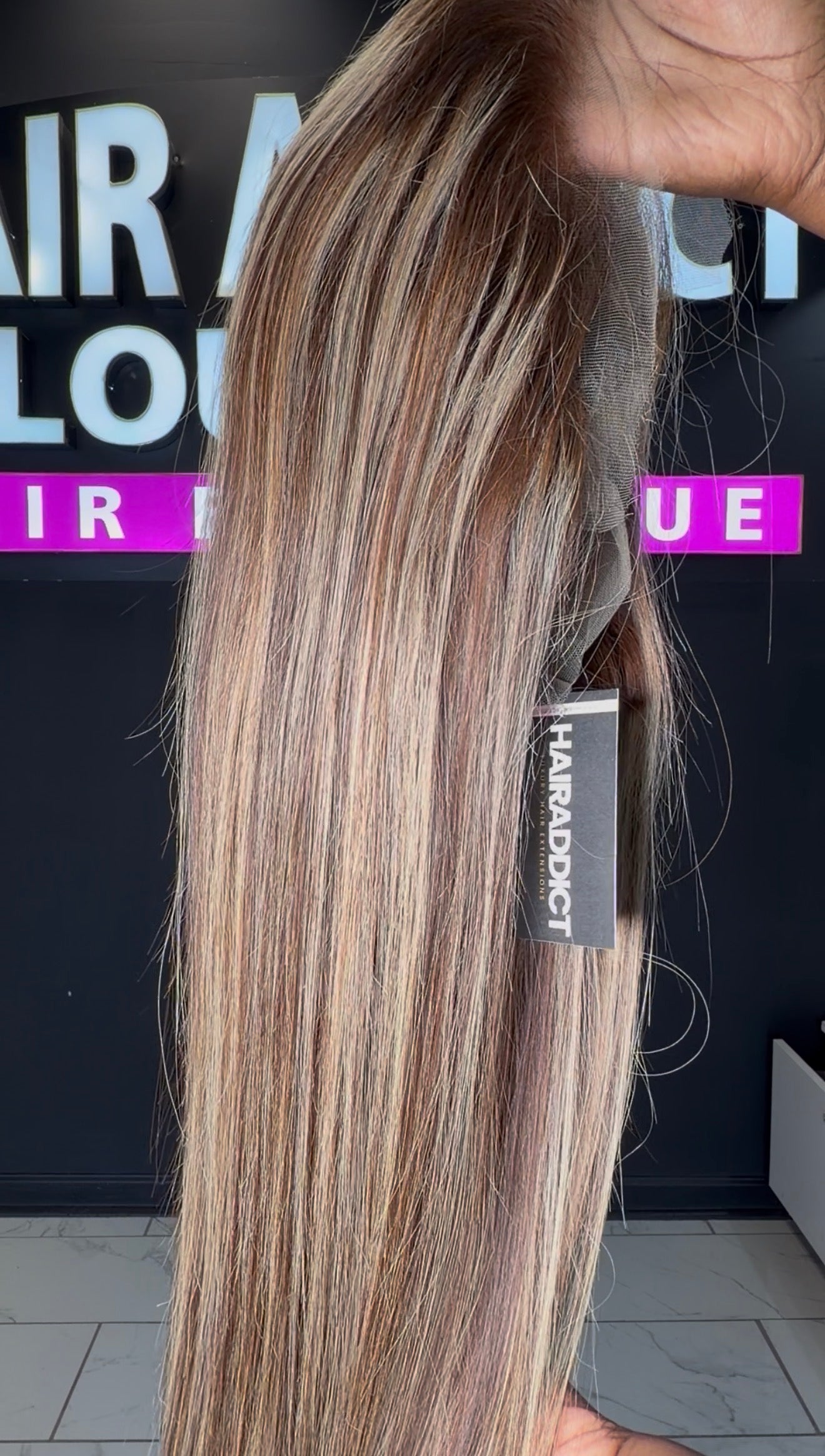 Highlighted Frontal Wig
